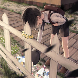 This is a pixiv picture whose title is 忘れもの.