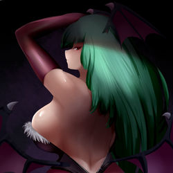 This is a pixiv picture whose title is モリガン!.