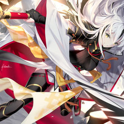 This is a pixiv picture whose title is 長尾景虎.