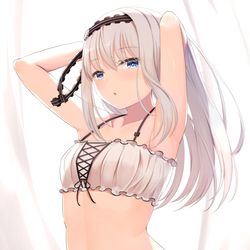 This is a pixiv picture whose title is 白銀圭.