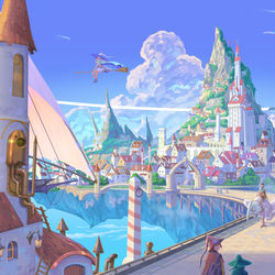 This is a pixiv picture whose title is スカイシティ.