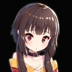 This is a pixiv picture whose title is めめめぐみん.