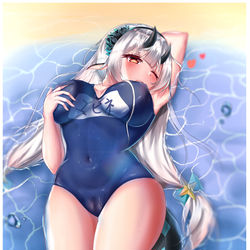 This is a pixiv picture whose title is 【第七史诗】海边的优芬妮~.