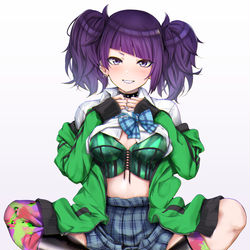 This is a pixiv picture whose title is 「ふふー、なに慌ててるんですかー？これは水着ですよー」.
