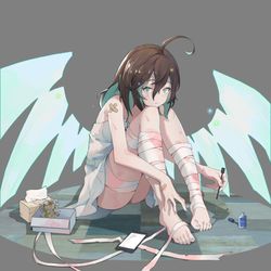 This is a pixiv picture whose title is 练习.