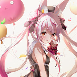 This is a pixiv picture whose title is 新衣装うさちゃん.