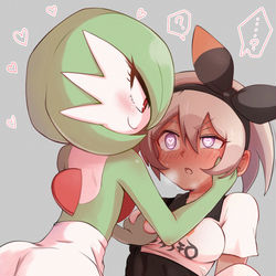 This is a pixiv picture whose title is サーナイト×サイトウちゃん＋おまけ（目隠しver）.