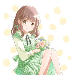 This is a pixiv picture whose title is 花束.