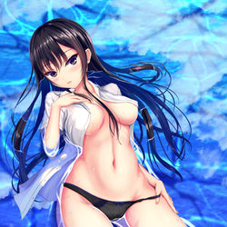 This is a pixiv picture whose title is 冷やし美香ちゃん.