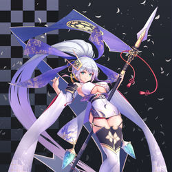 This is a pixiv picture whose title is 放置少女キャラデザイン.