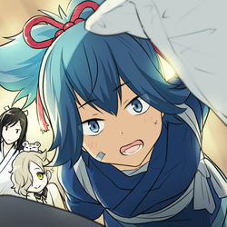 This is a pixiv picture whose title is 【とうらぶ】月曜日がんばりましょー！.