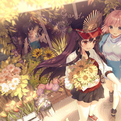 This is a pixiv picture whose title is Chaldea Garden 3.