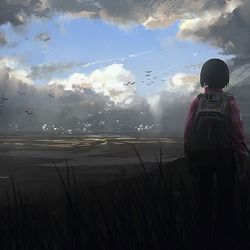 This is a pixiv picture whose title is cloud.