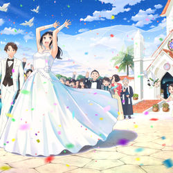 This is a pixiv picture whose title is 次の花嫁は誰かな？.
