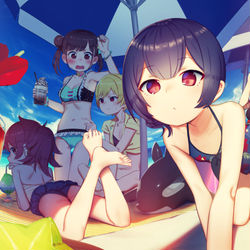 This is a pixiv picture whose title is ほうかごくらいまっくすがーるず.