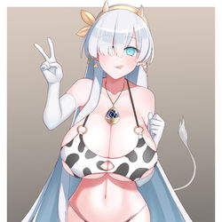 This is a pixiv picture whose title is モーモー皇女.