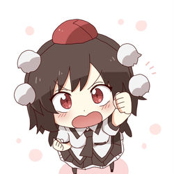 This is a pixiv picture whose title is 文ちゃんパンチ！.