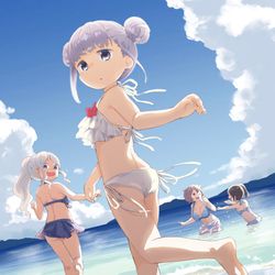 This is a pixiv picture whose title is 阿波連さんははかれない.