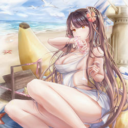 This is a pixiv picture whose title is 比叡.