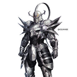This is a pixiv picture whose title is 魔剣戦士ヒュンケル.