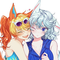 This is a pixiv picture whose title is Monika&Bianca.