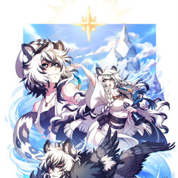 This is a pixiv picture whose title is Silverash Family.
