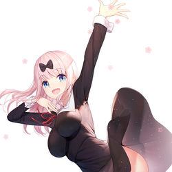 This is a pixiv picture whose title is 藤原千花.