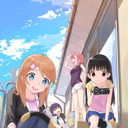 This is a pixiv picture whose title is [宣伝]桃ノ木家の四姉妹　２巻目.