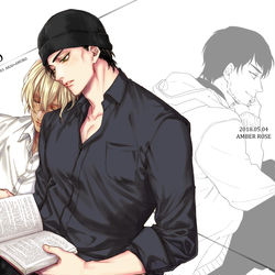 This is a pixiv picture whose title is 【期間限定WEB再録】crescendo【腐向け】.