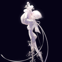 This is a pixiv picture whose title is 薔薇のレイピア.
