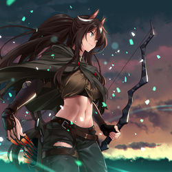 This is a pixiv picture whose title is Meteor.