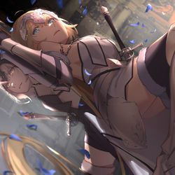 This is a pixiv picture whose title is 反転.