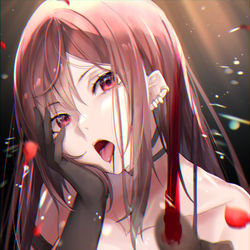 This is a pixiv picture whose title is 吸血種.