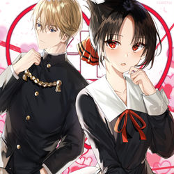 This is a pixiv picture whose title is Love is War.