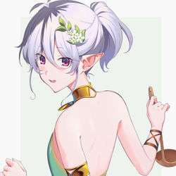 This is a pixiv picture whose title is ポニテ.