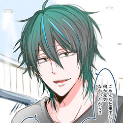 This is a pixiv picture whose title is 疲れた後輩向け彩川.