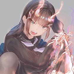 This is a pixiv picture whose title is 竜化する妹を助けたい黒澤さんちのダイヤさん.