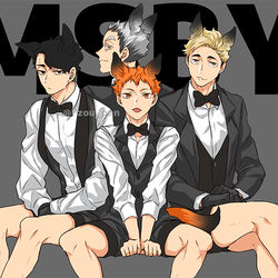 This is a pixiv picture whose title is MSBY日向受けログ.
