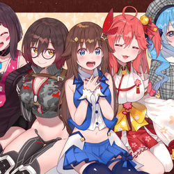 This is a pixiv picture whose title is ホロライブ０期生.