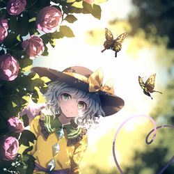 This is a pixiv picture whose title is ローズガーデン.
