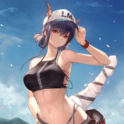 This is a pixiv picture whose title is 観光客の女性C.