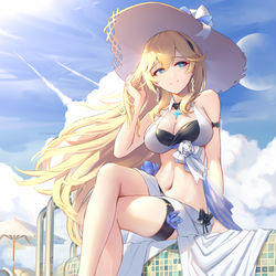 This is a pixiv picture whose title is 水着.