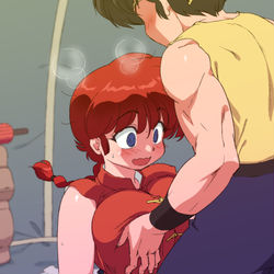 This is a pixiv picture whose title is お持ち帰りされたらんま.