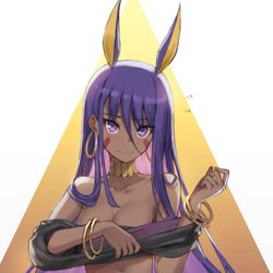 This is a pixiv picture whose title is 着替え中ニトクリス.