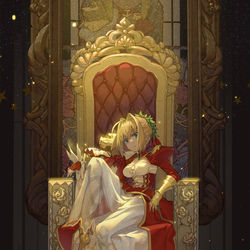This is a pixiv picture whose title is 皇帝.