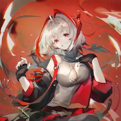This is a pixiv picture whose title is 明日方舟W.