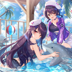 This is a pixiv picture whose title is 双生视界.