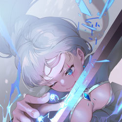 This is a pixiv picture whose title is Weiss.