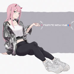 This is a pixiv picture whose title is ぜろつー.