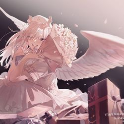 This is a pixiv picture whose title is 健屋花那生日快乐.